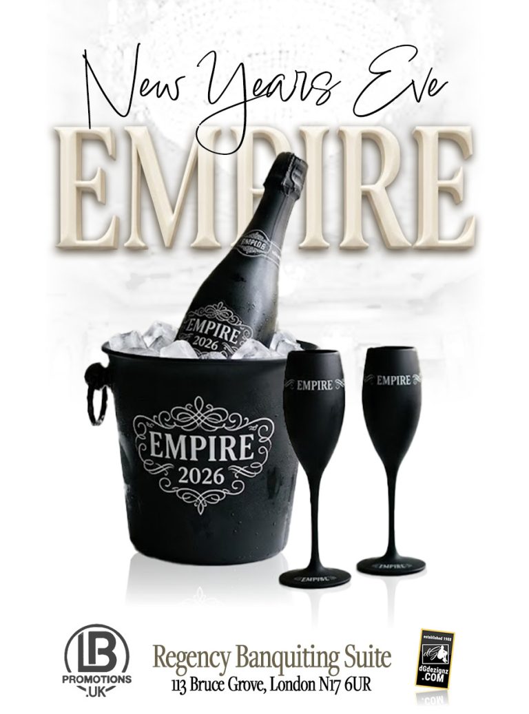 SAVE THE DATE BLACK CHAMPAGNE